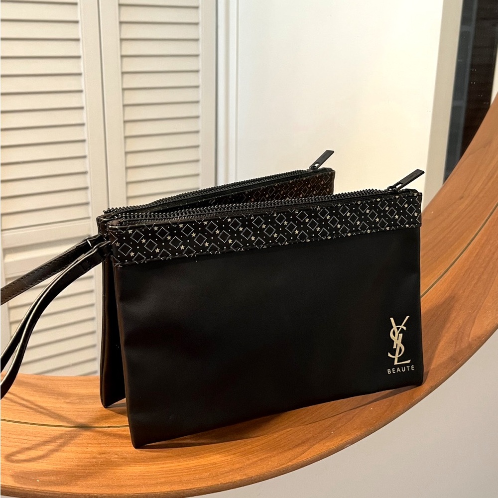 YSL Black Cosmetic Pouch